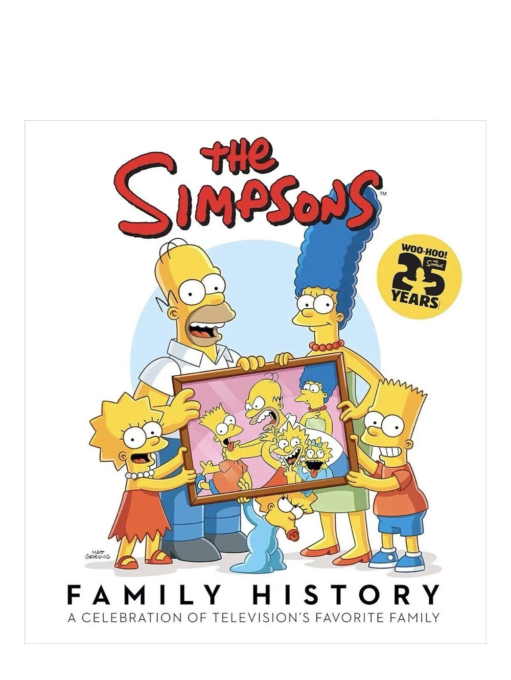 The Simpsons Family History Hardcover Book 25th Anniversary Matt Groening 2014